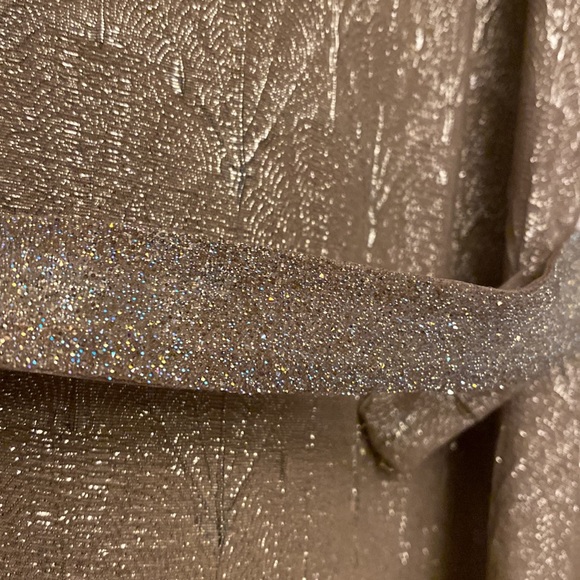 🔥🔥PORTS 1961| Taupe & Metallic Silver Dress -Sz 6 - Picture 9 of 15